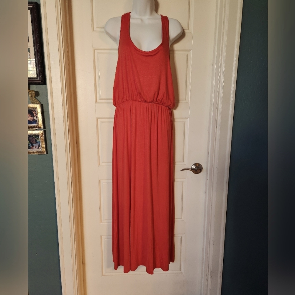 Pinc Racerback Tank Knit Maxi Dress